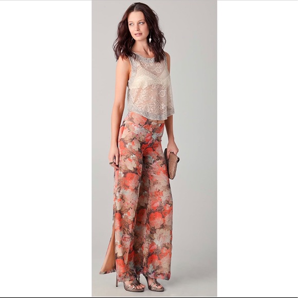 Haute Hippie Tops - Haute Hippie beaded lace top 🦢💫